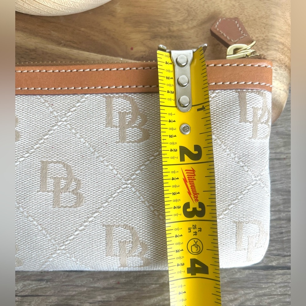 Dooney & Bourke Beige and Tan Wristlet - Picture 11 of 12